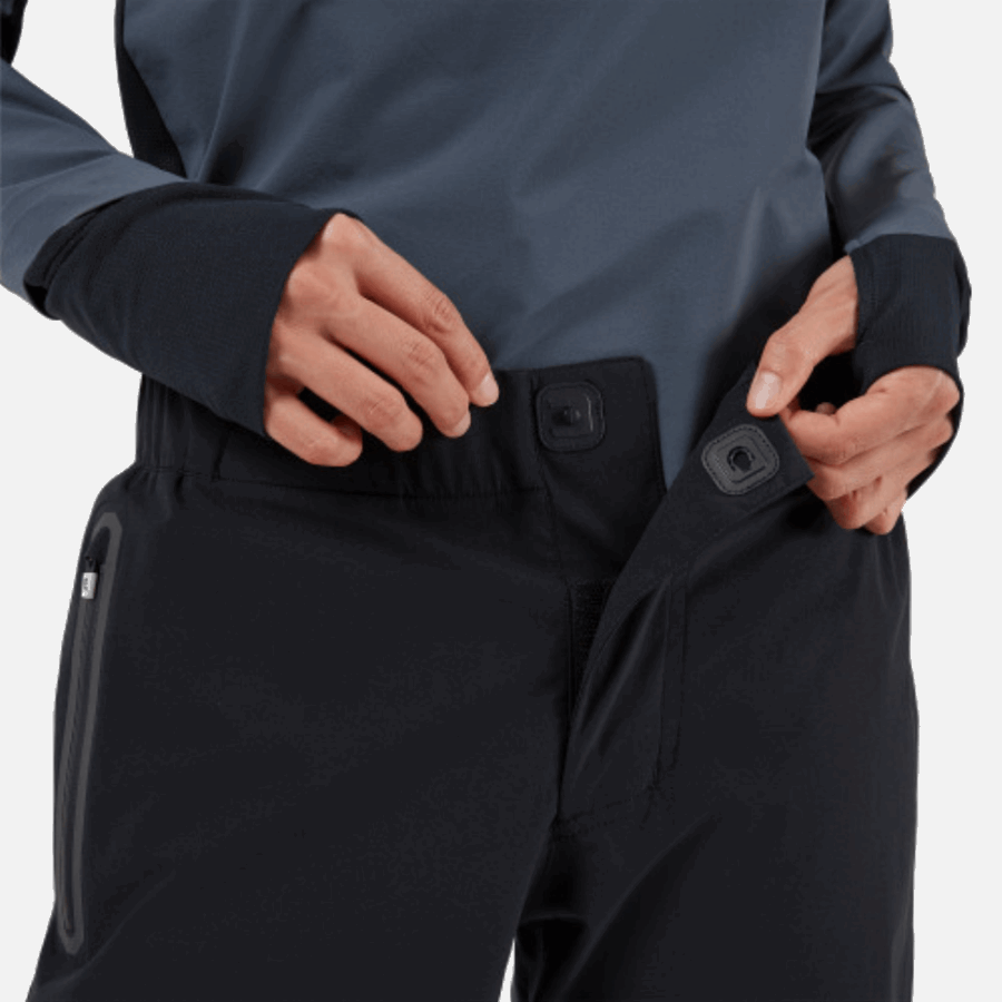 Pantalon Imperméable Sur Course Noir-foncé