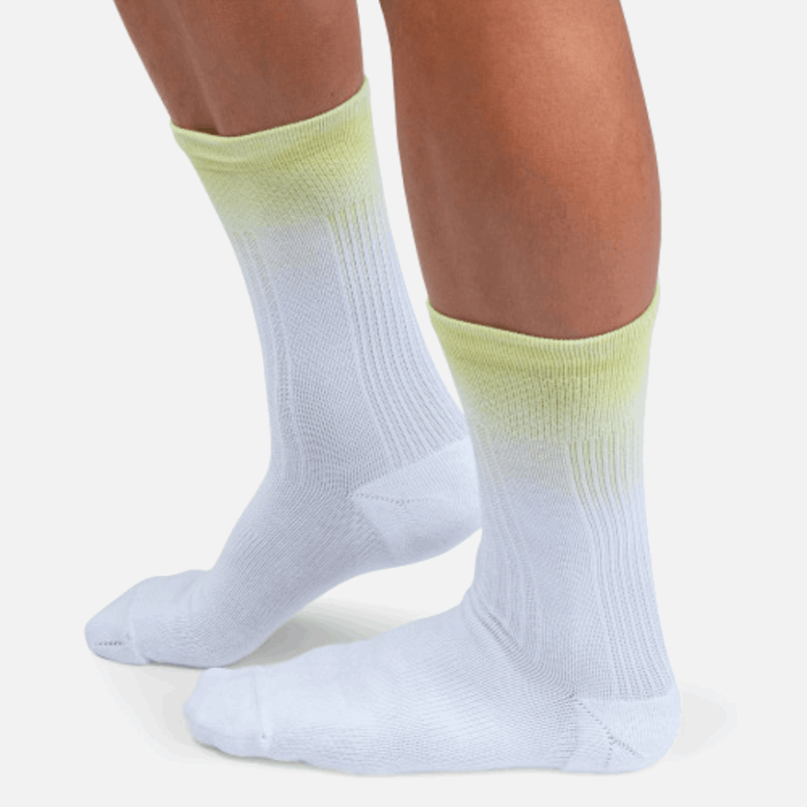 Chaussette De Tous Les Jours White-hay Sur La Course