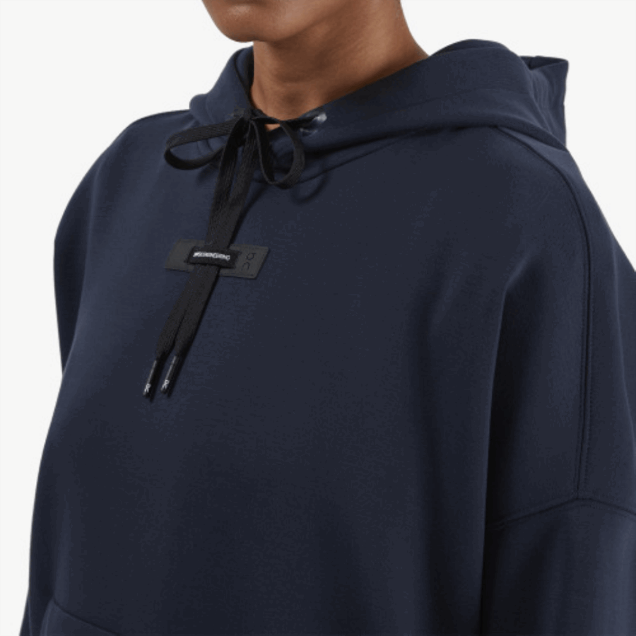 Sweat à Capuche Sur Running Marine