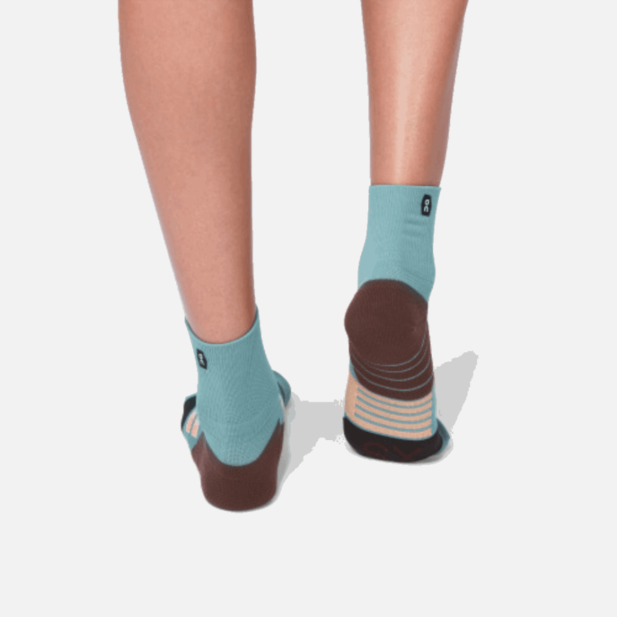 Mid Sock Sea-rosebrown En Cours D'exécution