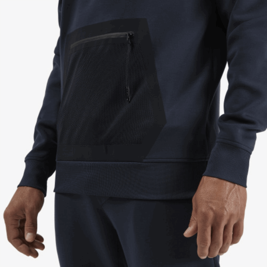 Sweat à Capuche Marine En Cours D'exécution