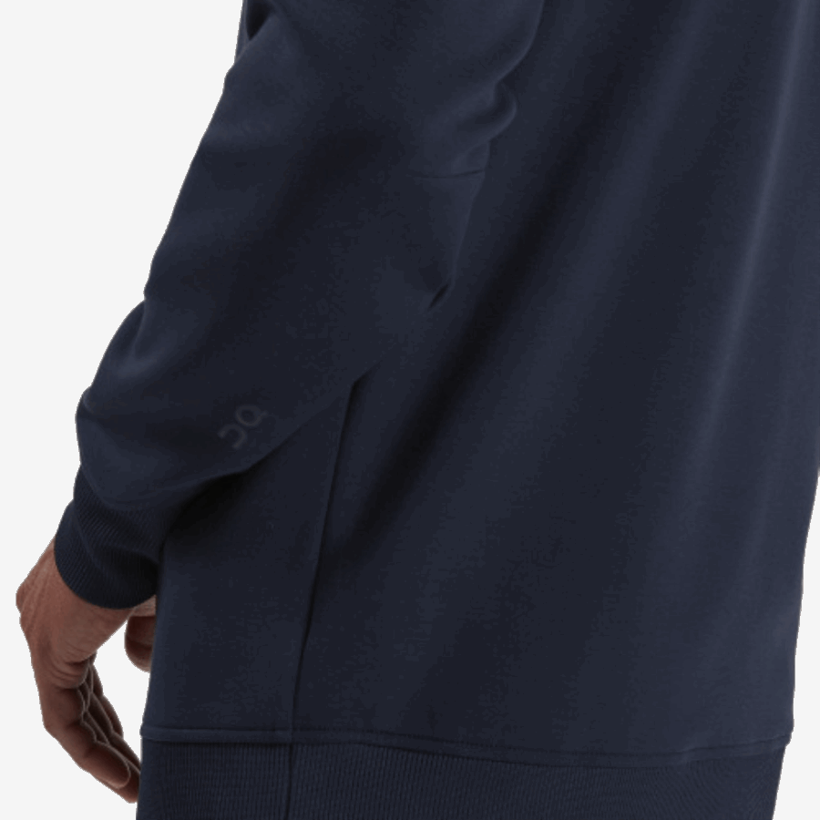 Sweat à Capuche Marine En Cours D'exécution