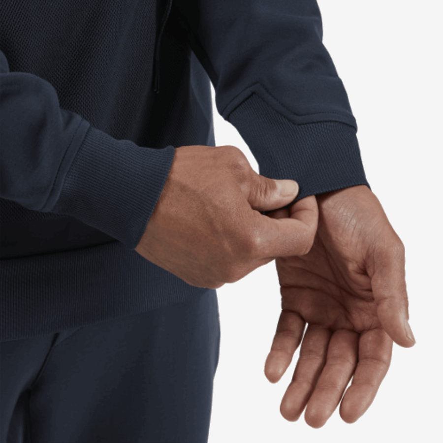 Sweat à Capuche Marine En Cours D'exécution