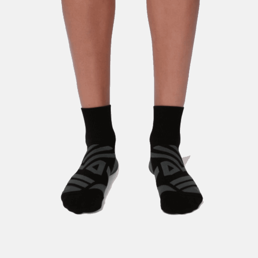 Sur Running Mid Sock Black-shadow