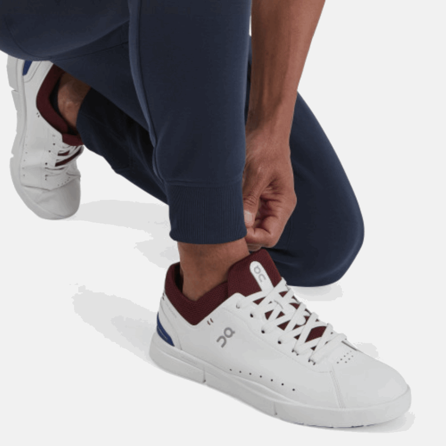 Pantalon De Survêtement Bleu Marine En Cours D'exécution