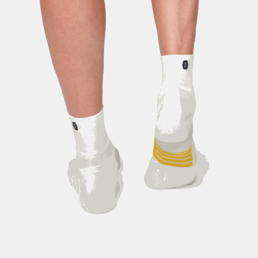 Sur Running Mid Chaussette White Ice