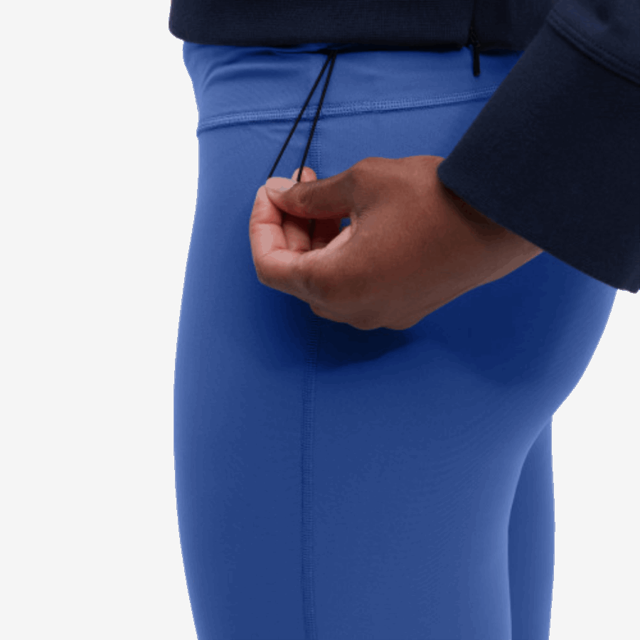 Collants Actifs Cobalt Sur La Course
