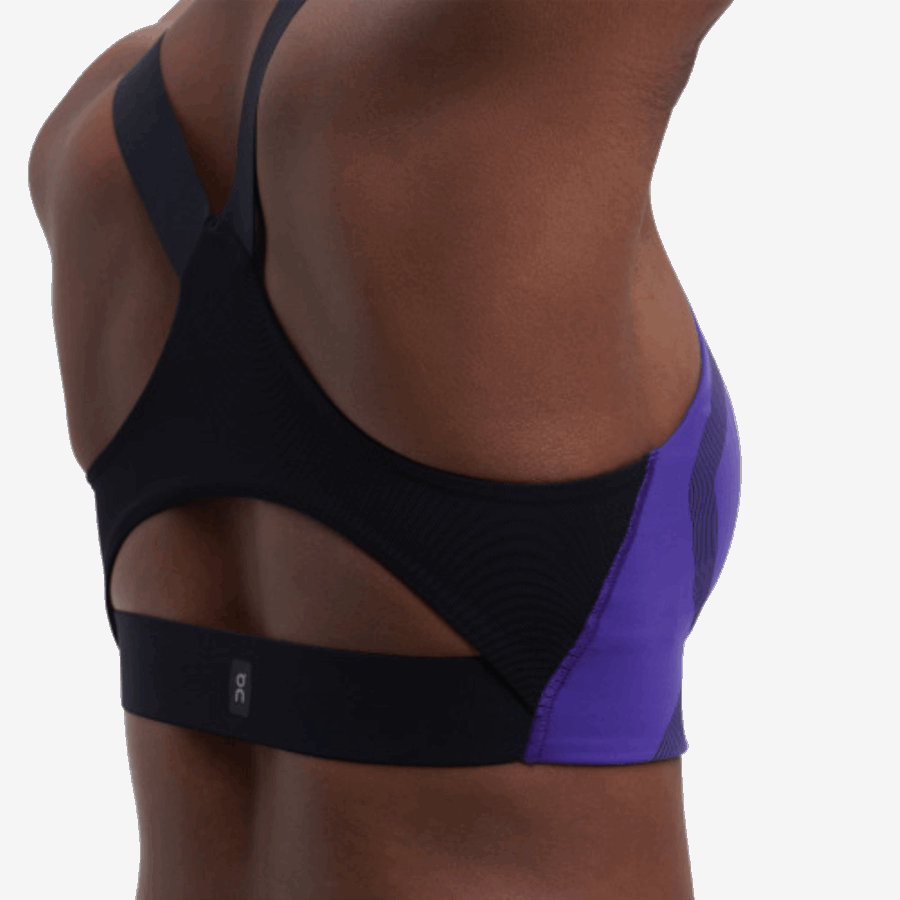 Sur La Brassière Running Performance Noir Crépusculaire