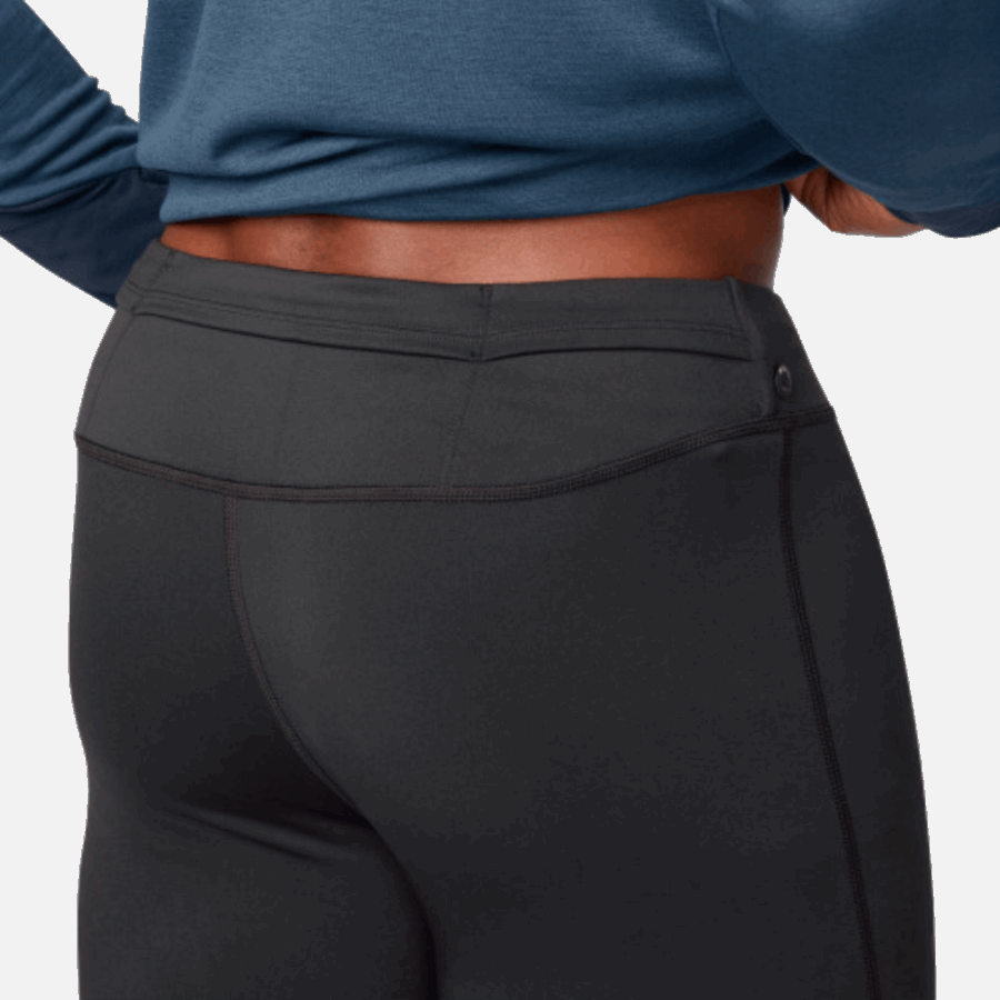 Collant Long Noir-ombre Sur La Course