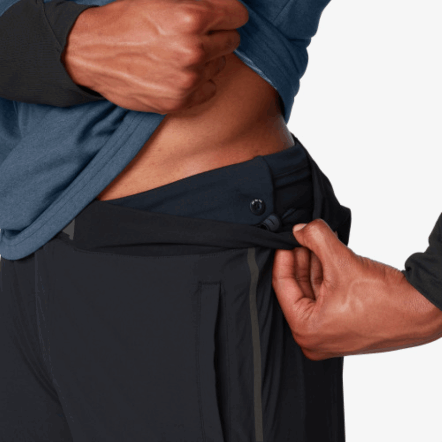 Collant Long Noir-ombre Sur La Course