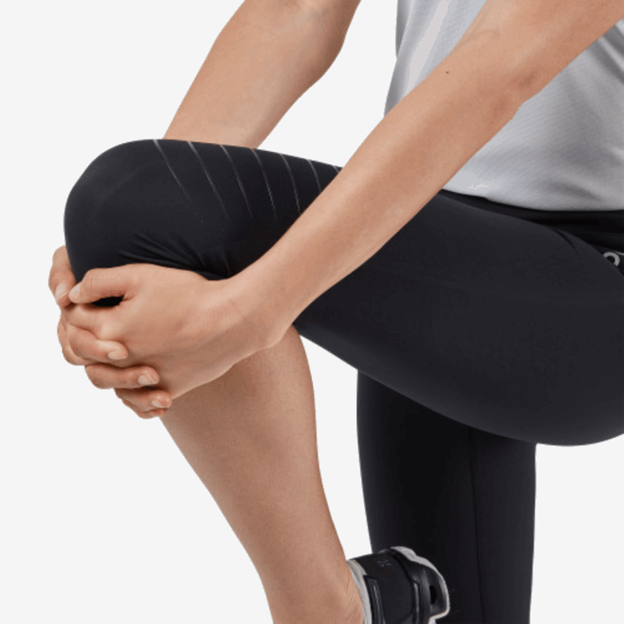 Collants Trail Noir Sur Running