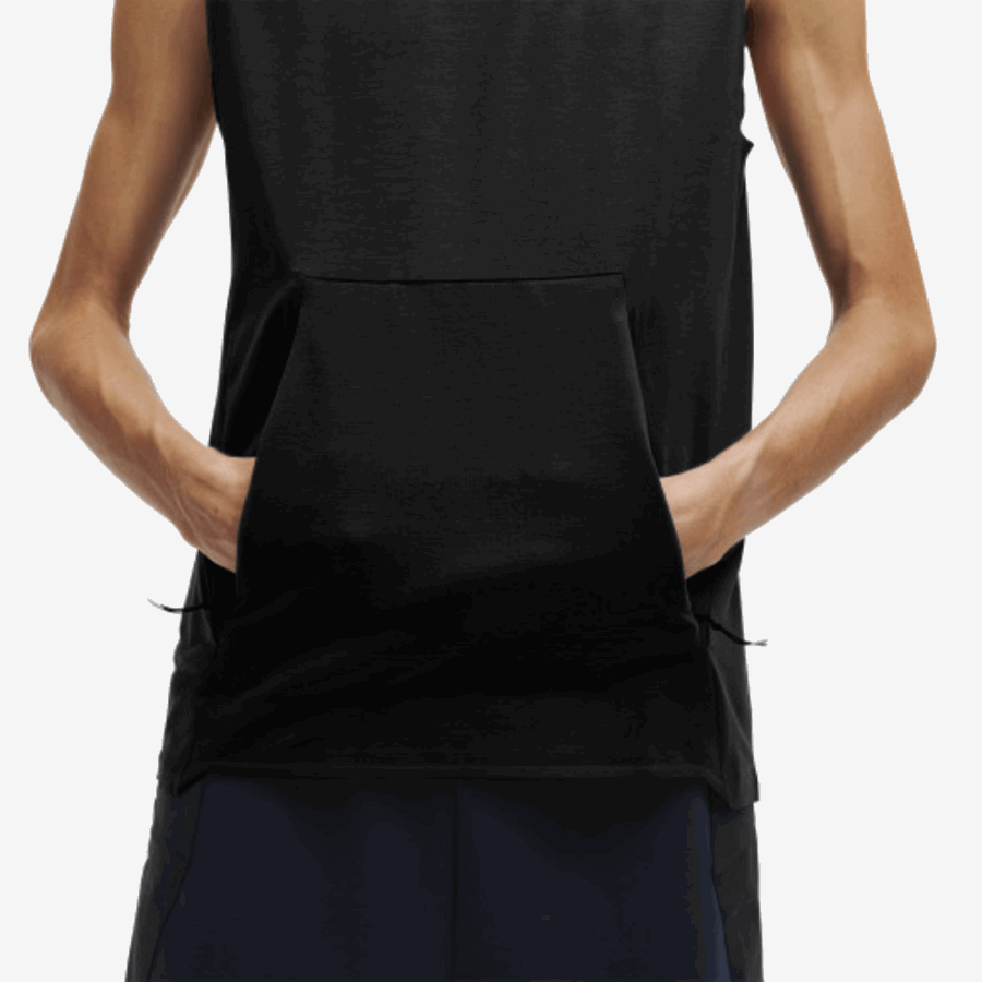 Sur Débardeur Running Noir