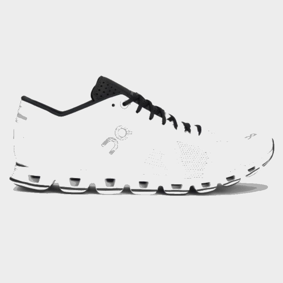 Nuage X En Cours D'exécution Blanc Noir