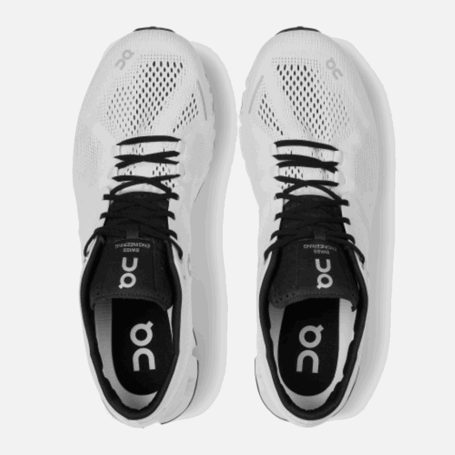 Nuage X En Cours D'exécution Blanc Noir