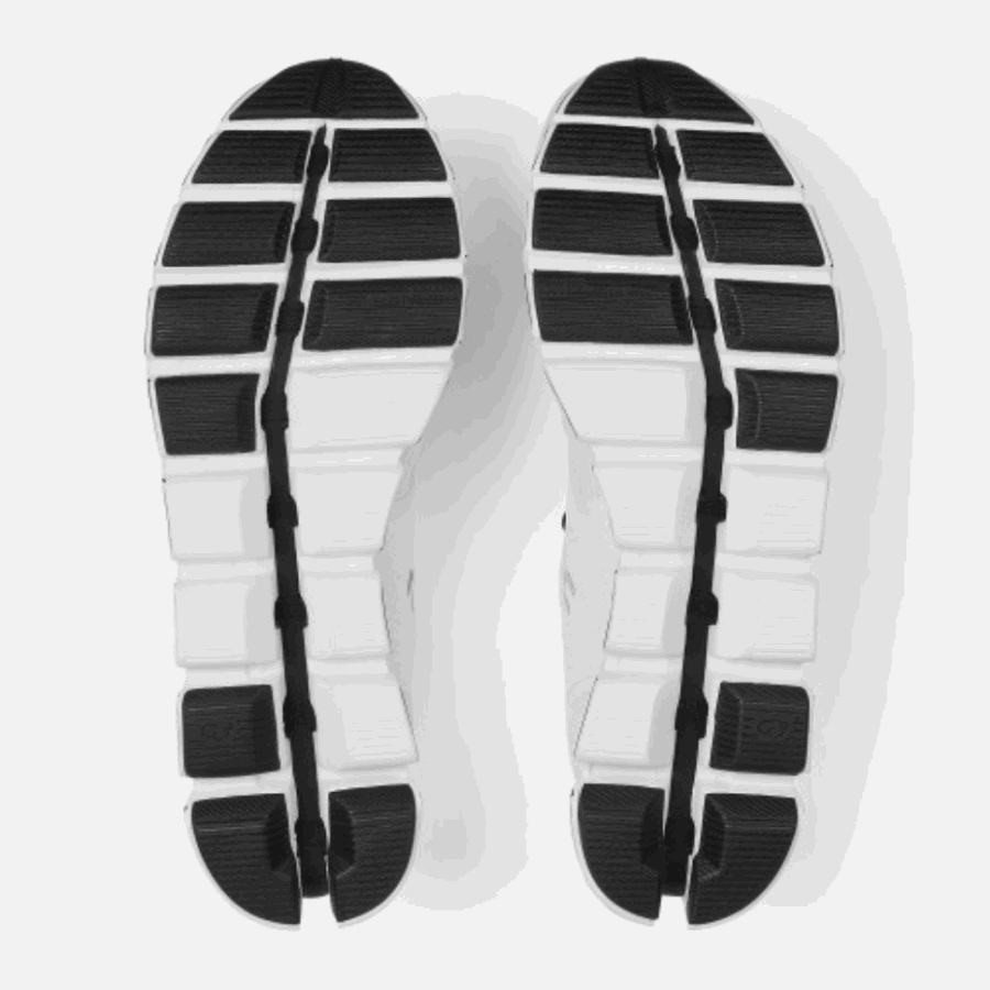 Nuage X En Cours D'exécution Blanc Noir