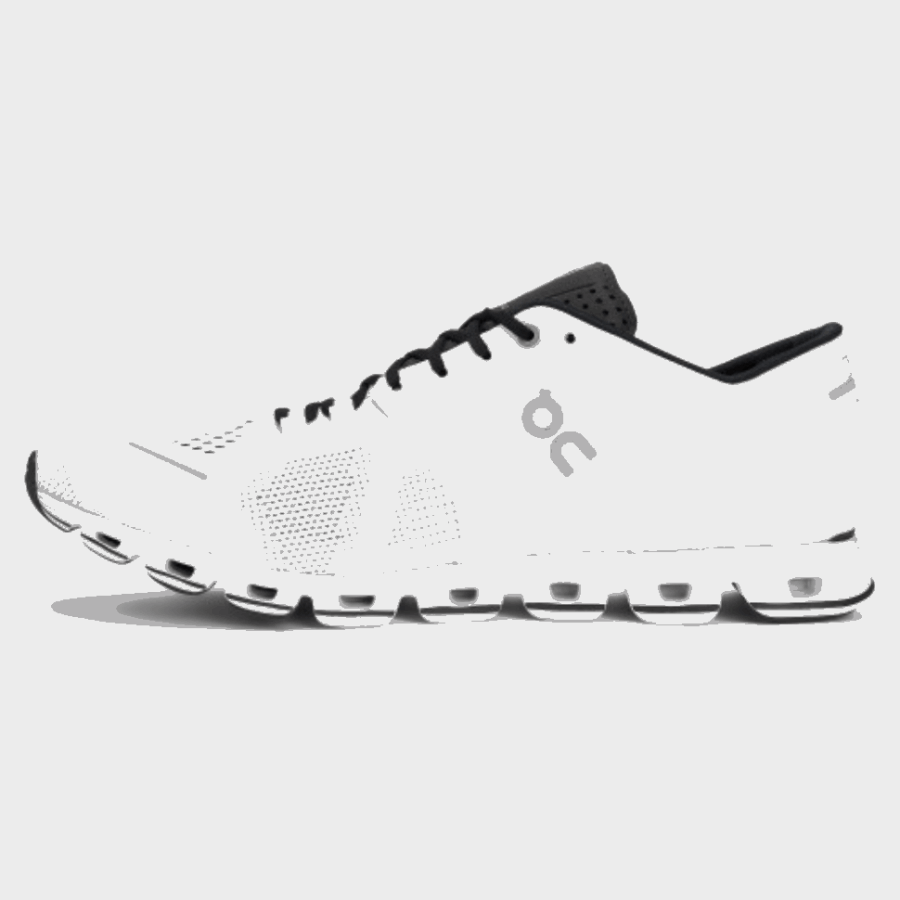 Nuage X En Cours D'exécution Blanc Noir