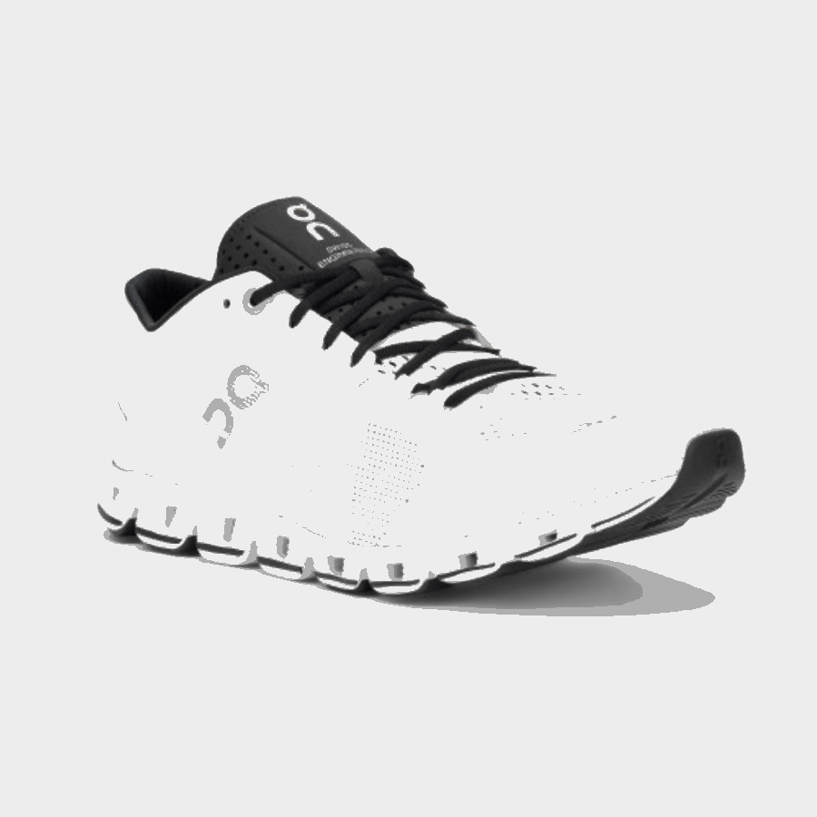 Nuage X En Cours D'exécution Blanc Noir