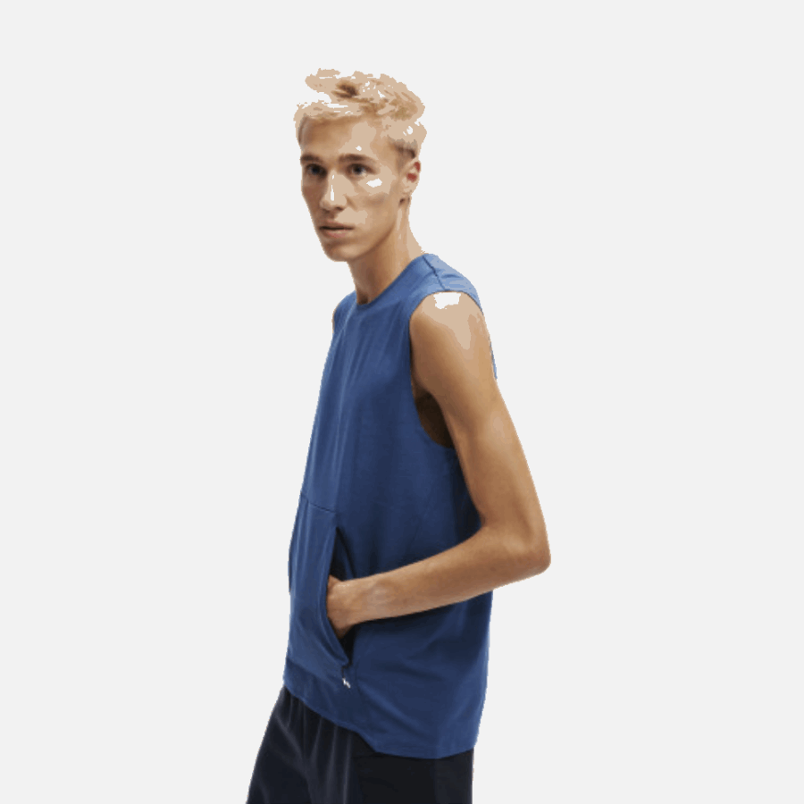 Débardeur D'entraînement Sur Denim De Course