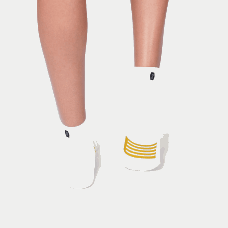 Sur Running Mid Chaussette White-ice