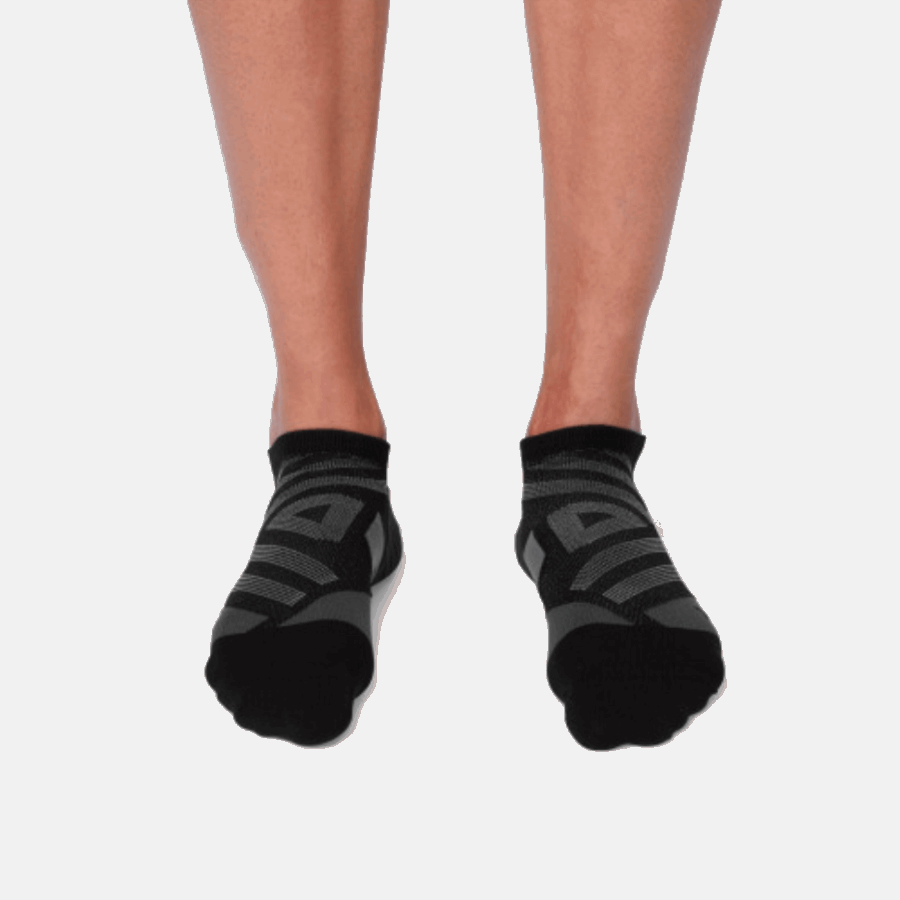 En Cours D'exécution Chaussette Basse Ombre Noire