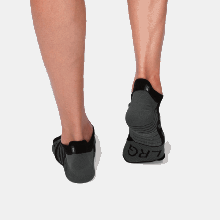 En Cours D'exécution Chaussette Basse Ombre Noire