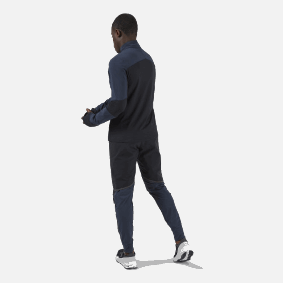 Pantalon Imperméable Sur Running Noir-marine