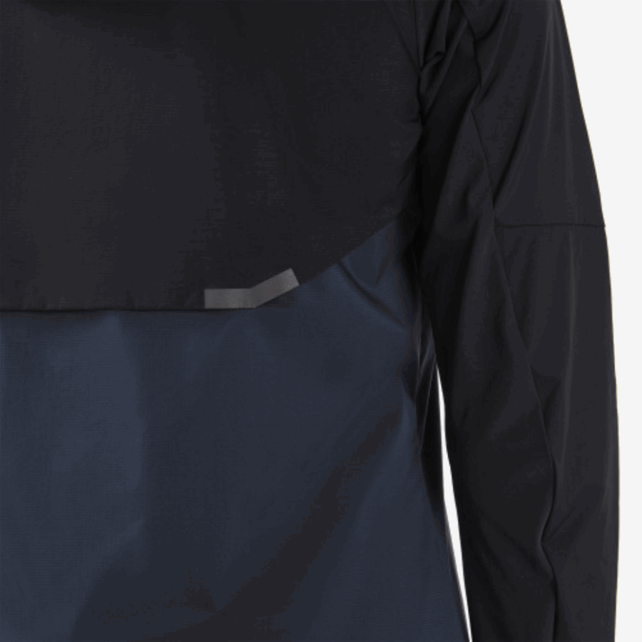 Veste Météo Sur Running Noir-marine