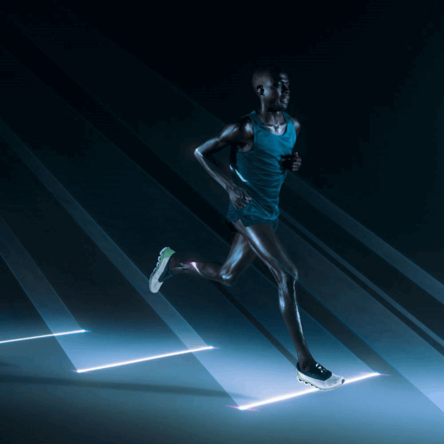 Sur La Course Cloudboom Blanc-noir