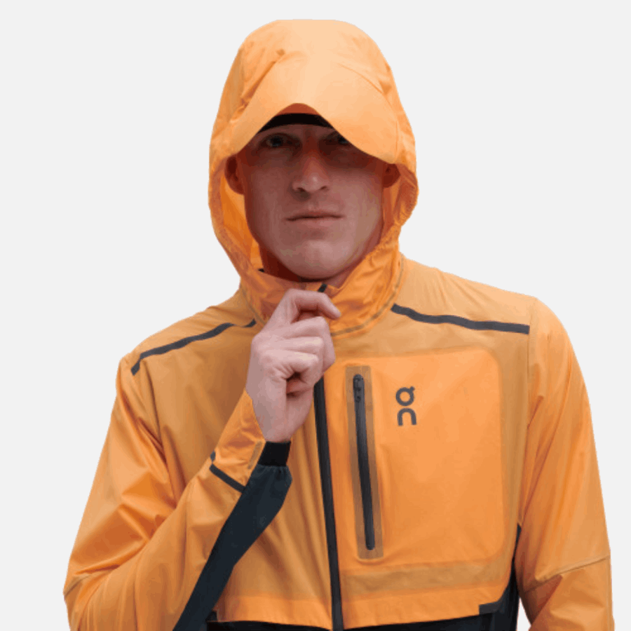 Veste Météo Mangue-marine Sur Running