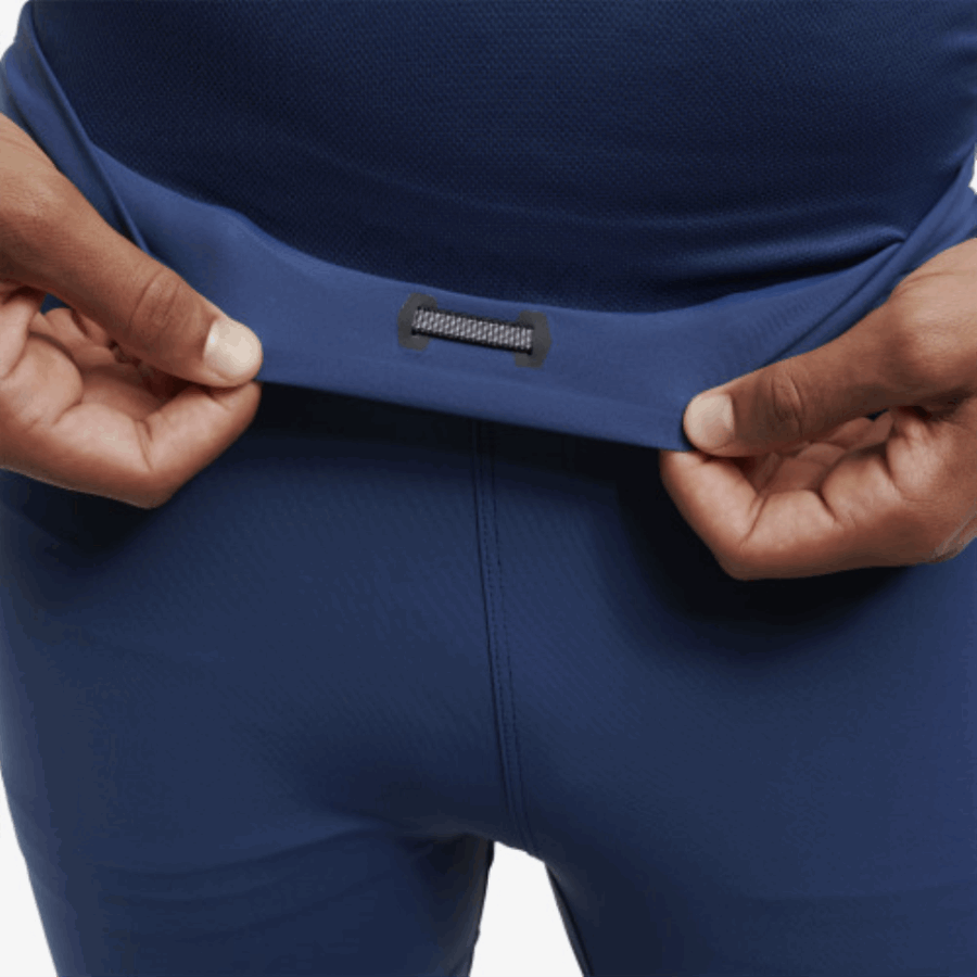 Collant Long Sur Running Denim-noir