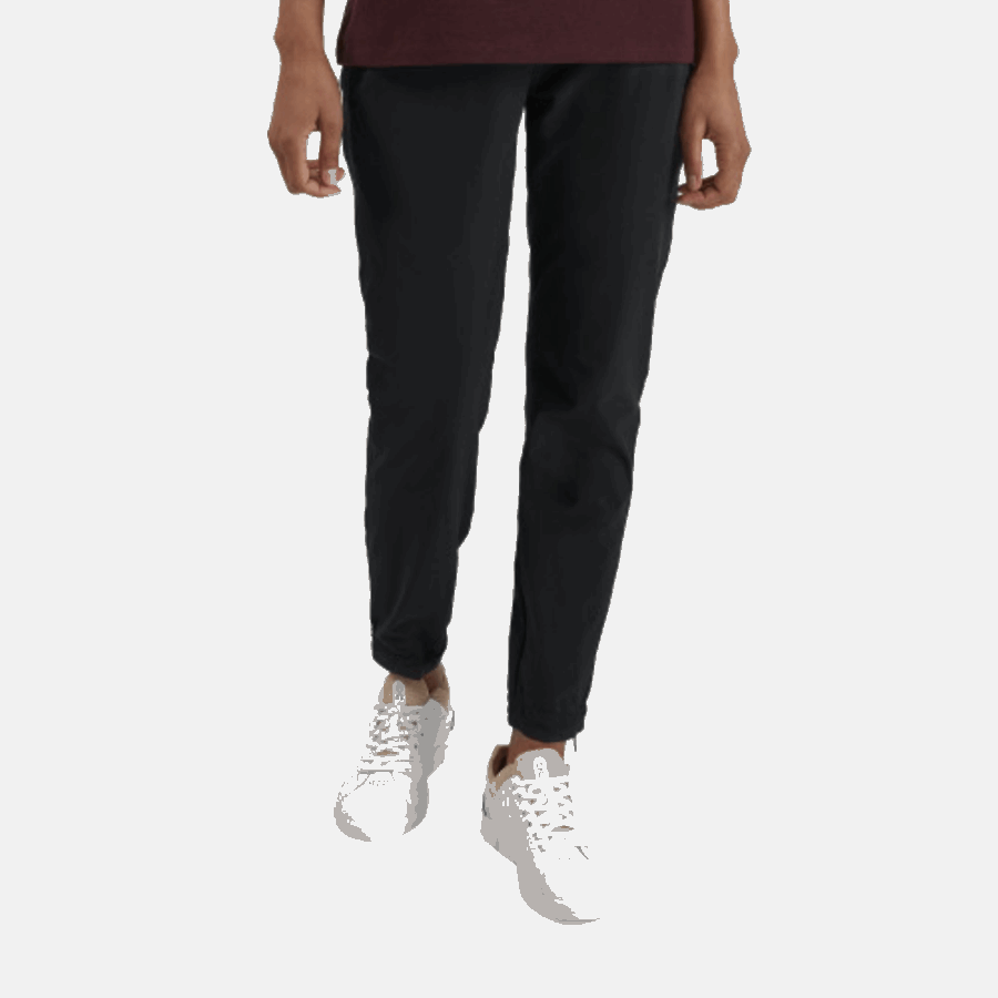 Pantalon Actif Noir Sur La Course