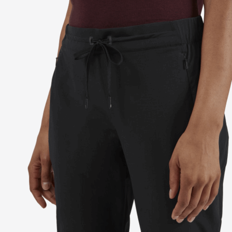 Pantalon Actif Noir Sur La Course
